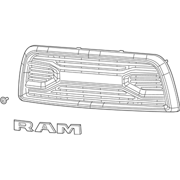 2018 Ram 2500 Grille - 6NE51SZ7AA