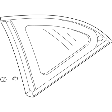 Mopar MR971780 Glass-Quarter Window