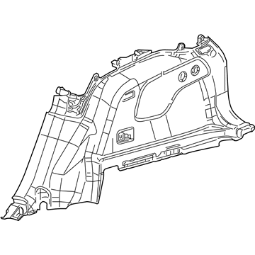 Mopar 1UD081U5AE Panel-Quarter Trim