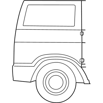 Mopar 55346358AB Panel-Body Side Aperture