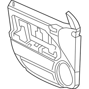 Mopar 1DL401KAAB Panel-Front Door Trim