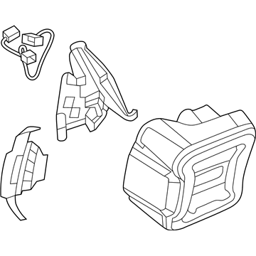 Mopar 55112895AF Lamp-Tail Stop Turn