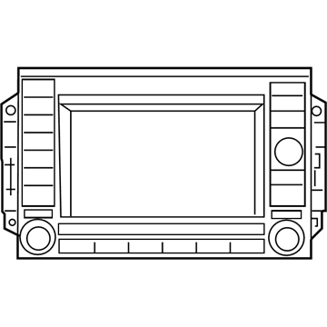 Mopar 5091657AB Radio-Multi Media