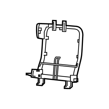 Mopar 68290646AA Frame - Rear Seat Back 40%