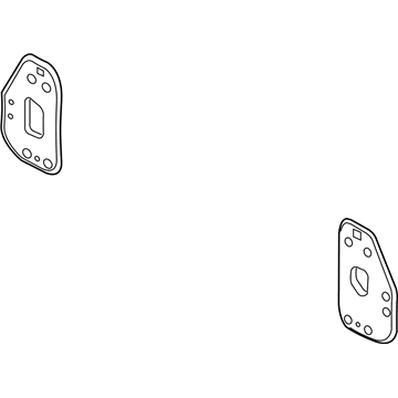 Mopar 68246344AA Plate-Front SIDERAIL