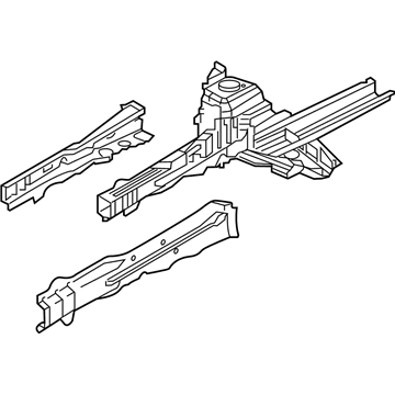 Mopar 68349772AA Rail-Frame Front