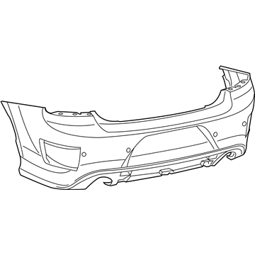 Mopar 5PP50TZZAD Rear Bumper Cover