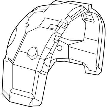 Mopar 68477541AA Shield-Splash