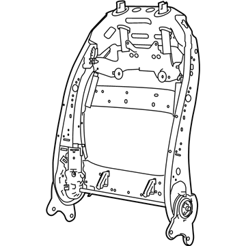 Mopar 68263862AB Frame-Front Seat Back