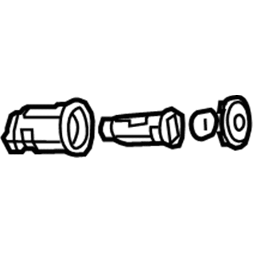 2011 Dodge Caliber Door Lock Cylinder - 5191984AA