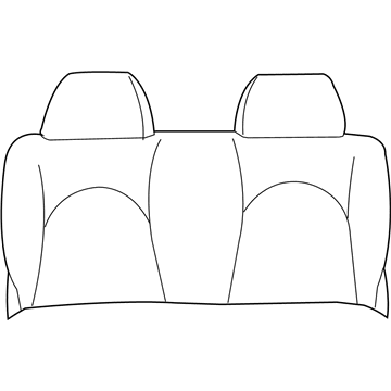Mopar ZA511D5AA Seat Back-Rear