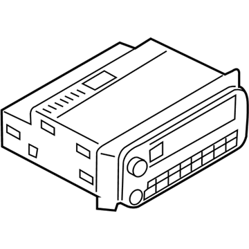 Mopar 82206586 Radio-AM/FM With Cd And Cassette