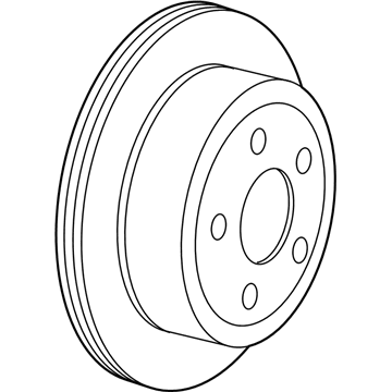 2020 Jeep Wrangler Brake Disc - 68321348AC