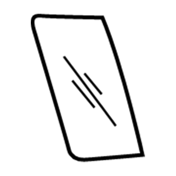 Mopar 55135263 Glass-Quarter Window