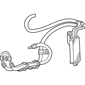 Mopar 52125431AA Cooler-Power Steering With Hose