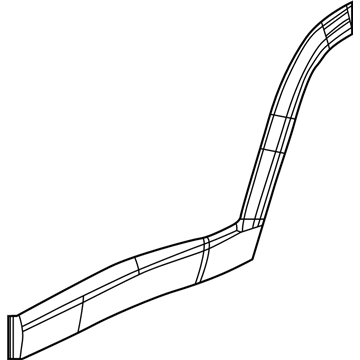 thumbnail image 2 of Genuine Mopar Rear Left Door Molding For 2017-2026 Jeep Compass - OEM 7ST39RXFAA - New 2 of 6