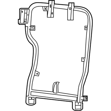 Mopar 68441372AA Frame-Rear Seat Back