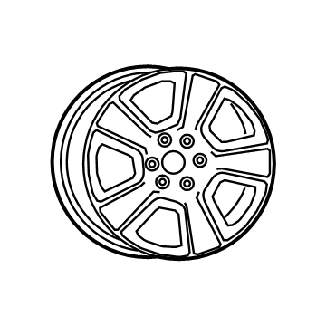 Mopar 5YD551STAA Aluminum Wheel