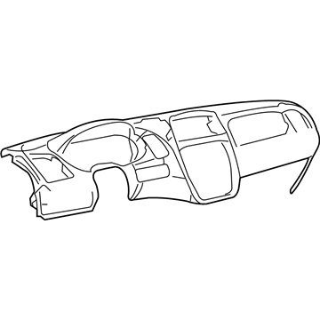 Mopar 1PE44DX9AO Panel-Instrument Upper