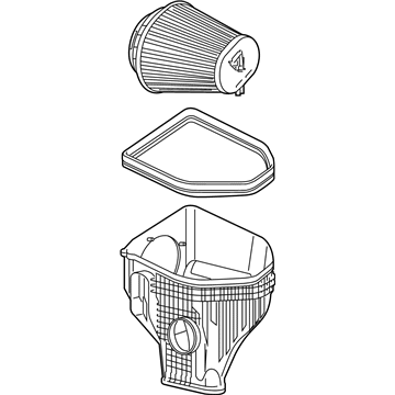 Mopar Air Filter Box - 68424621AA