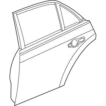 Mopar 68127962AD Door-Rear