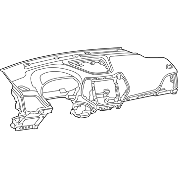 Mopar 6FW04DX9AA INSTRUMEN-Base Panel