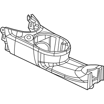Mopar 1RY36JD7AE Floor Console 1RY36JD7AE Mopar Floor Console Illustration 1 of 1