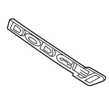 Mopar 68227437AA Nameplate