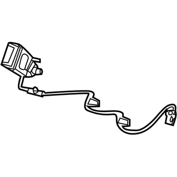 Mopar 5SV11DX9AE Rear Seat Buckle Left