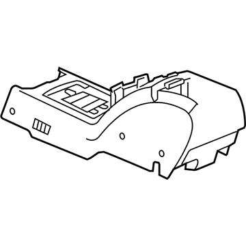 2004 Chrysler Pacifica Center Console Base - 1AF291L2AA