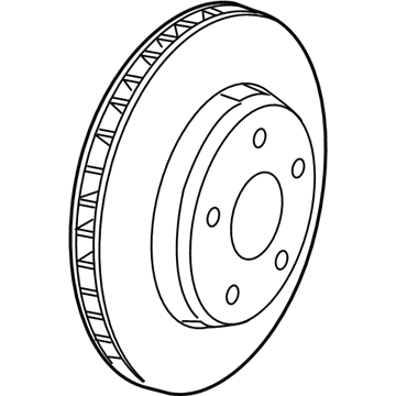 2016 Jeep Renegade Brake Disc - 68462533AA