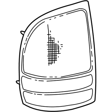 Mopar 55055112 Lamp-Tail Stop Backup