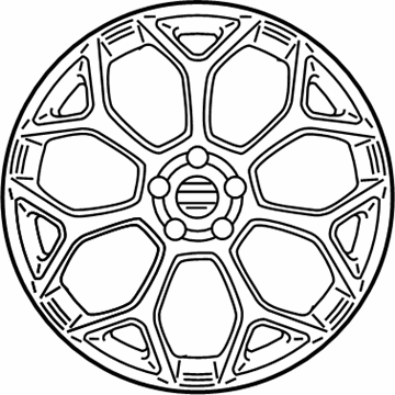 Mopar 5PQ12RNWAB Aluminum Wheel