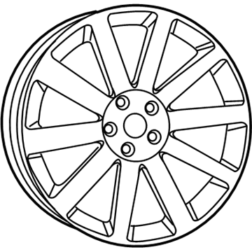 Mopar 1PA56SZGAC Aluminum Wheel