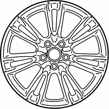 Mopar 1LS53SZ0AB Aluminum Wheel