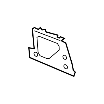 Mopar 68054376AA Panel-BULKHEAD Support