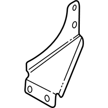 Mopar 55255027AC Bracket-Bumper To Frame Rail