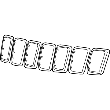 Mopar 6ML06LS1AA Trim Ring-Radiator Grille