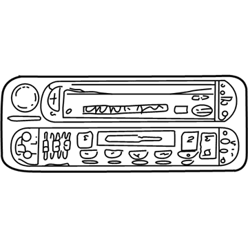 Mopar 4858540AD Radio-AM/FM With Cd And Cassette