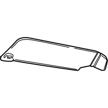 Jeep Commander Sun Visor - 1DD961D1AA