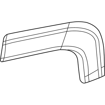 Mopar 5XB67LXHAA Molding-Wheel Flare