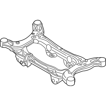 Mopar 68439322AA CROSSMEMB-Rear Suspension