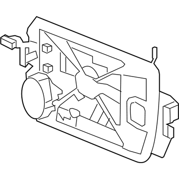 68171818AC Mopar Panel-Carrier Plate Illustration 1 of 1