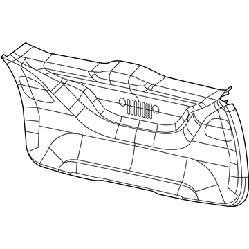 Mopar 5UN06DX9AC Panel-LIFTGATE Trim Lower