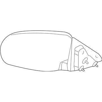 Mopar 1CK921BUAC Outside Rear-View Mirror Right