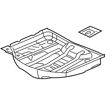 Mopar 68057483AG Pan-Rear Floor