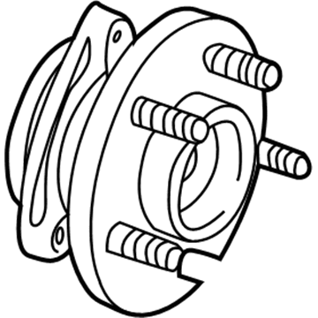 Mopar 52098679AB Brake Hub And Bearing