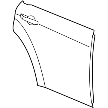 Mopar 55113520AD Panel-Rear Door Outer Repair