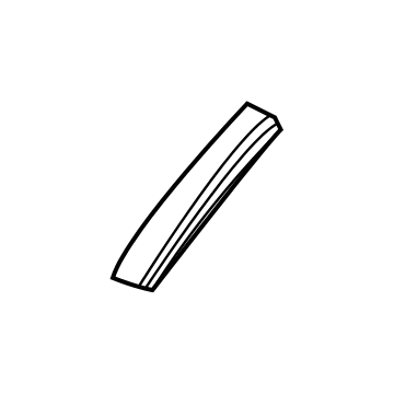 Mopar 5UP41RXFAB Molding-Roof Joint