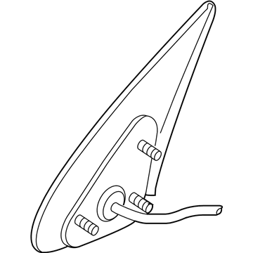 Mopar 55156453AE Driver Side Mirror Outside Rear View